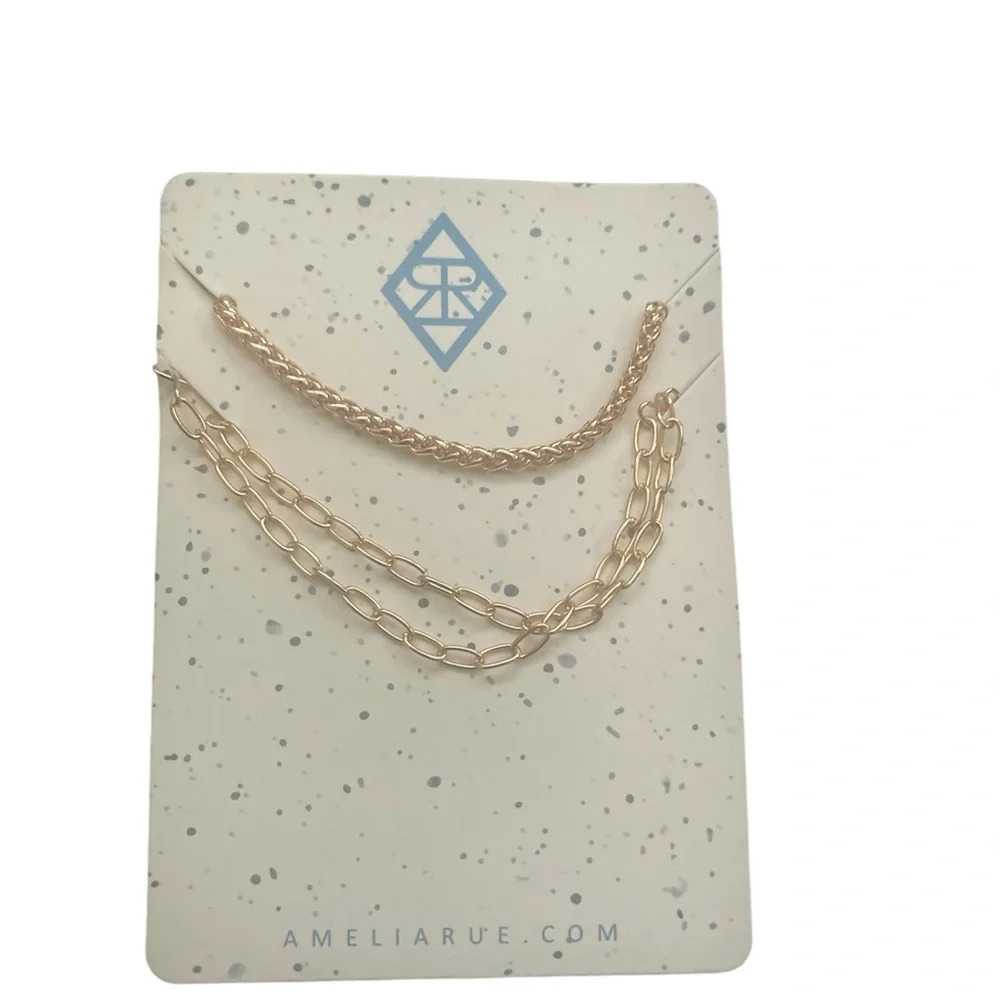 Amelia rue gold toned necklaces